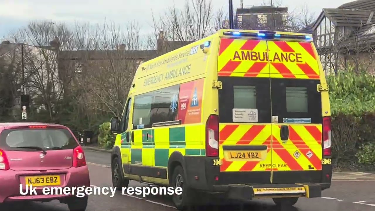 HART Team , Police Cars & Fire Engines Responding In The North East