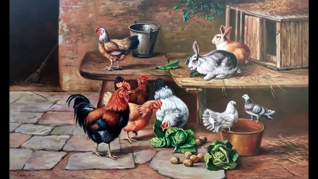 Pinturas á óleo de temas variados