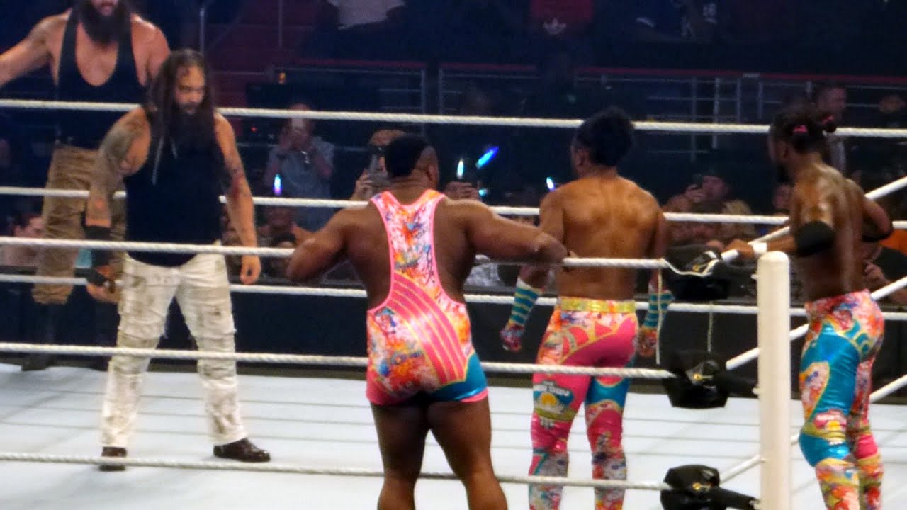 New Day vs Wyatt Family - Battleground Live FanCam 7/24/16