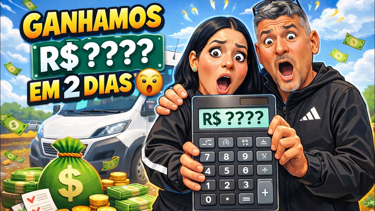 QUANTO GANHAMOS EM DOIS DIAS NO FRETEBRAS.