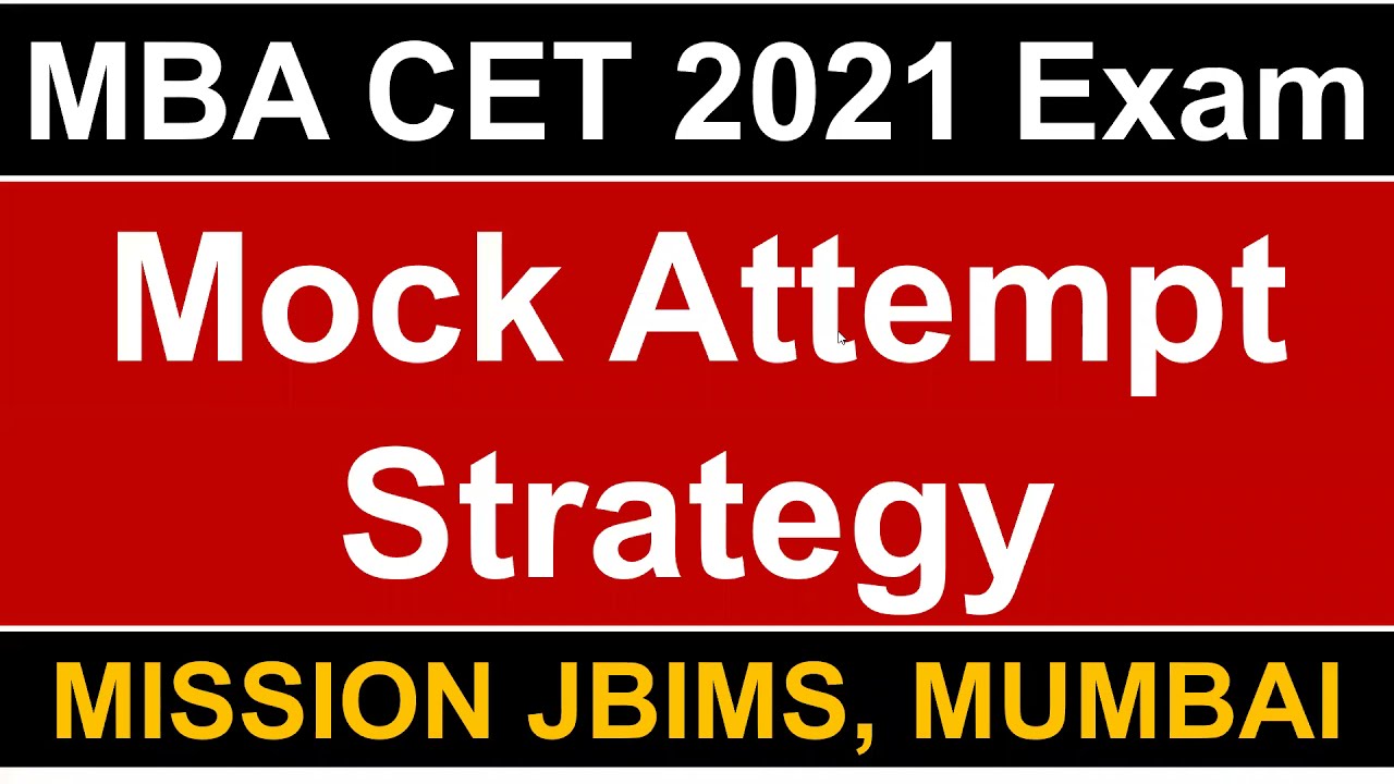 MBA CET Mock Attempt Strategy || Key Pointers || Section-wise Time Allocation
