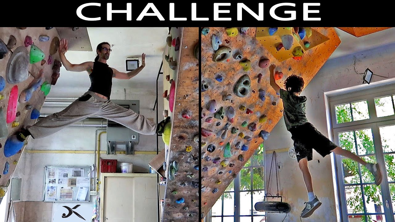 ESCALADE URBAINE CHALLENGE - 3 défis il en a chier!!!