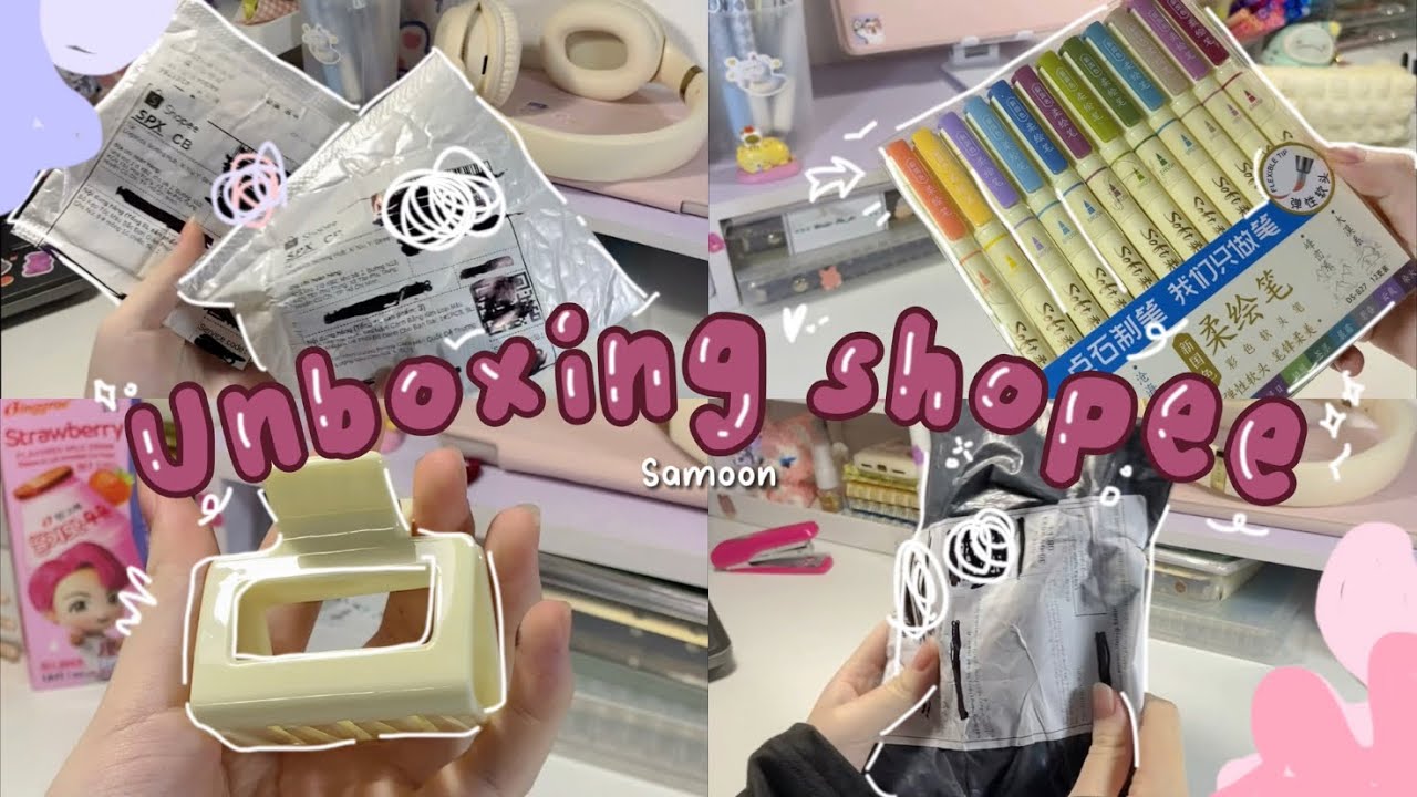 UNBOXING SHOPEE HAUL 💸 || M&igrave;nh Đ&atilde; Săn Sale Những G&igrave; Tr&ecirc;n Shopee | Samoon