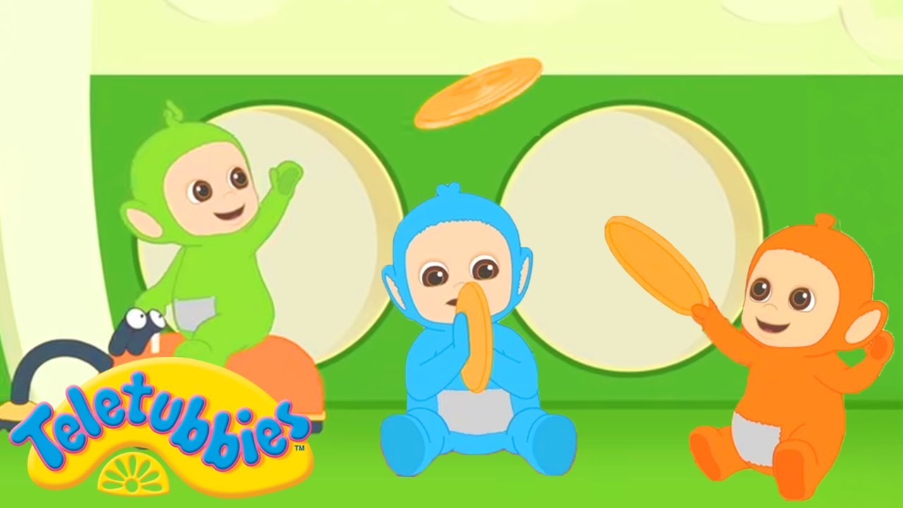 TiddlyTubbies | Oh No! The Frisbee's Stuck! Full Episodes