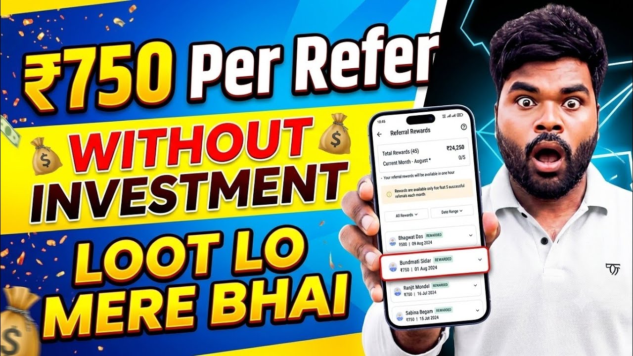 Refer and earn app | refer and earn apps for beginners | refer and earn apps without investment | 
