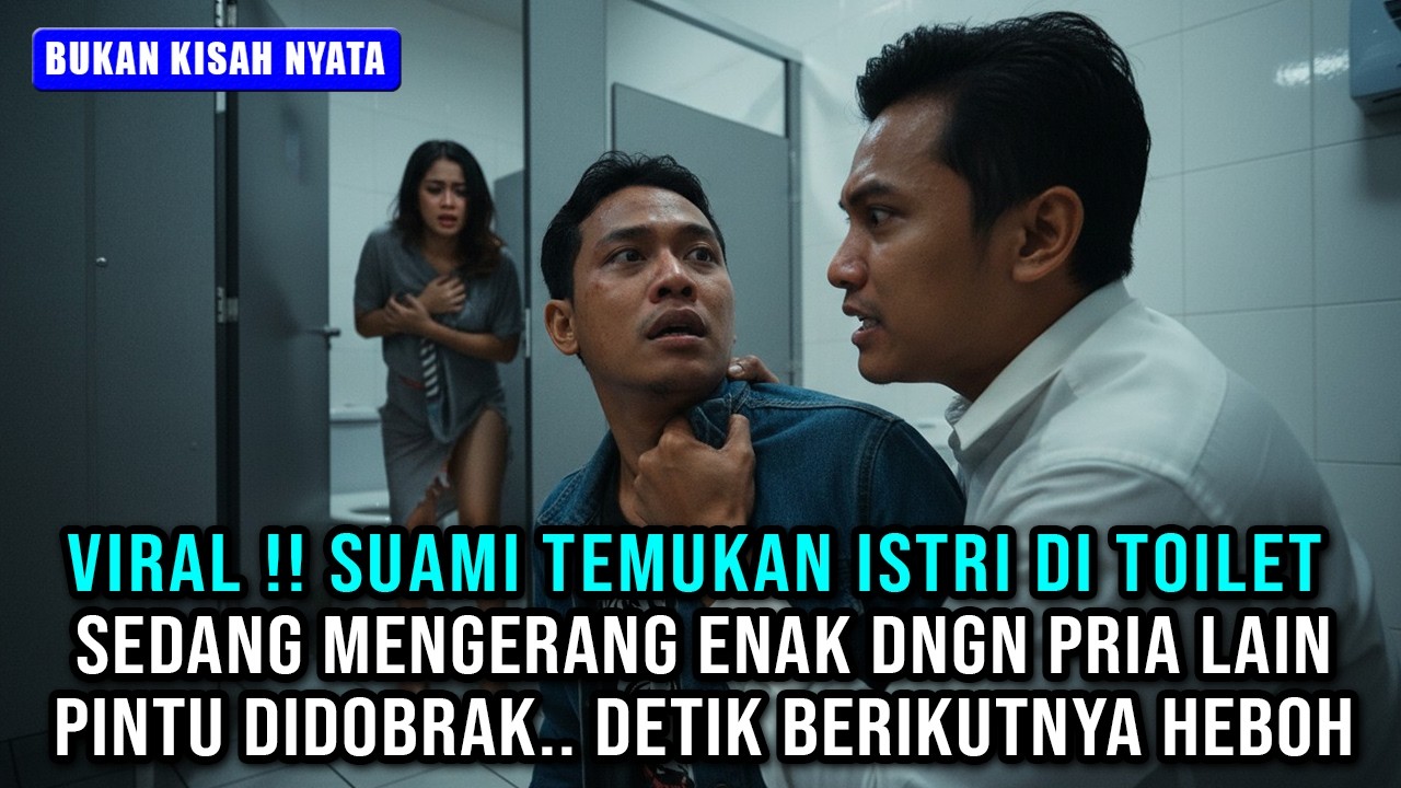 SELINGKUHAN PANIK ! KUDOBRAK PINTU TOLIET ITU, ISTRIKU LAGI MES*M DENGAN SELINGKUHAN
