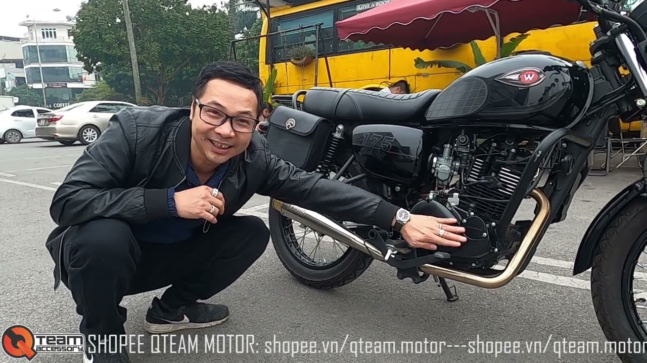 KAWASAKI W175 ĐỘ ĐẸP - NHỮNG MÓN ĐỒ KHÔNG THỂ THIẾU CHO W175 l QTEAM MOTOR