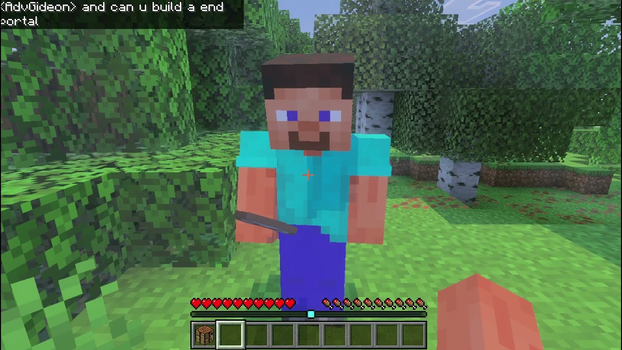 Beating Minecraft with a creative teammate