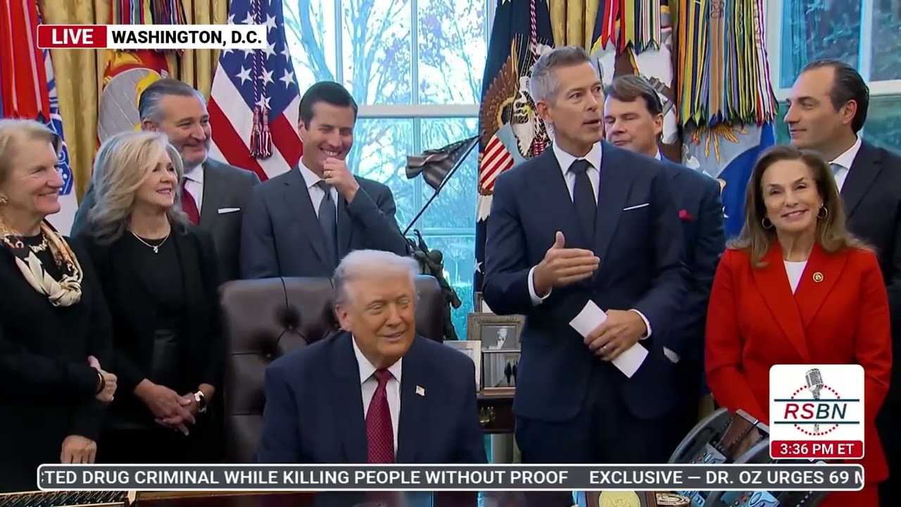 WATCH: President Trump Makes an Announcement from the Oval Office - 12/3/25