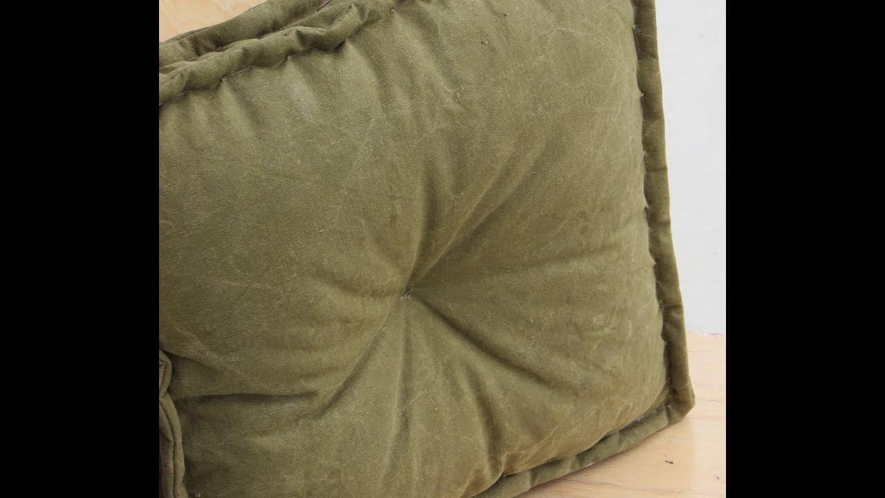 Een matras kussen maken