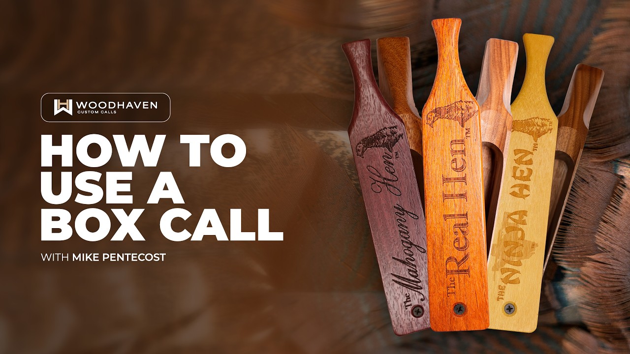 Как использовать манок-коробочку для охоты на индейку | Самый простой и реалистичный манок для ин...