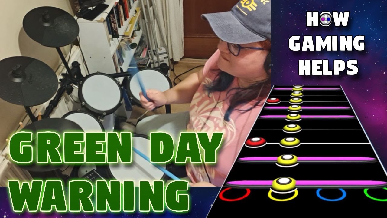 Can You Really Learn Drums With Video Games? Green Day - Warning (Drum Cover)