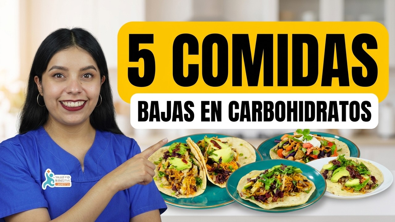 5 DELICIOSAS COMIDAS SI TIENES DIABETES / Comidas para diabeticos