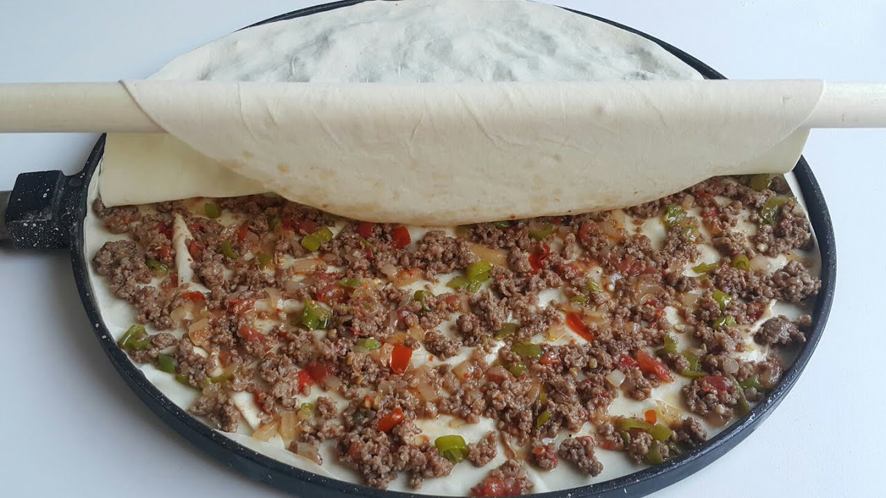 El Açması Kıymalı Börek Tarifi/ Böyle kolay börek tarifi görmedim😉🤭 Tavada pratik börek tarifi ✅