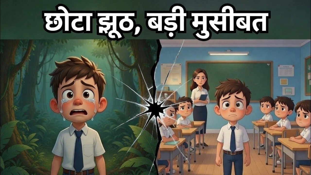 छोटा झूठ, बड़ी मुसीबत  @KidsClubMD #youtubesearch #youtubelongvideos #2danimation #cartoon