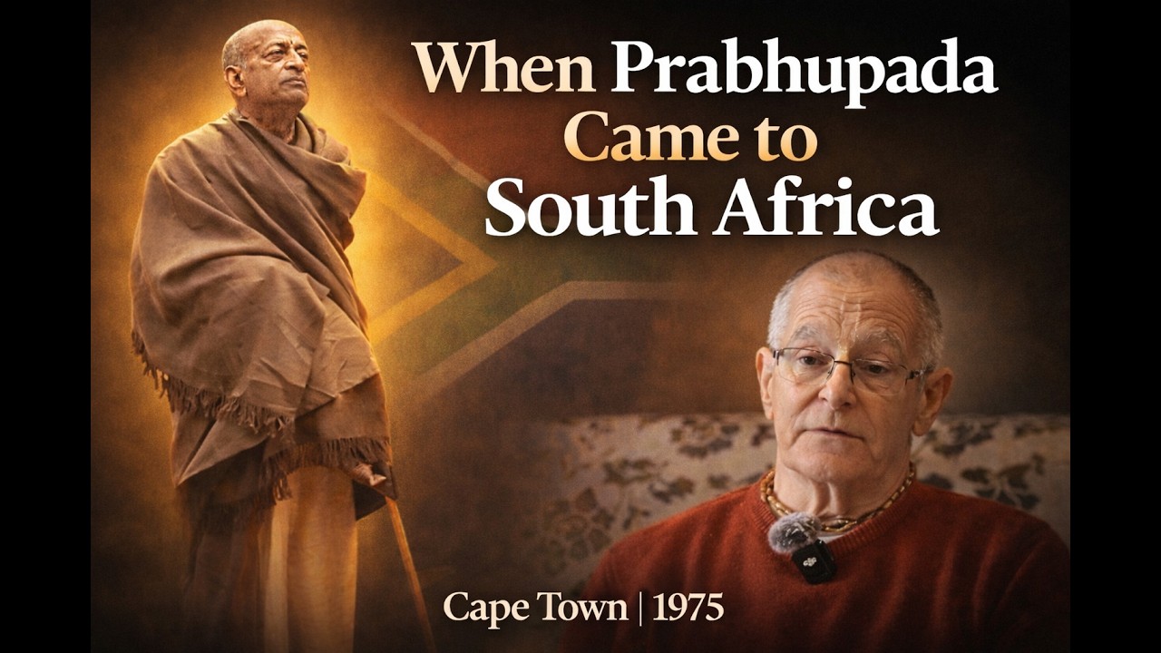 Srila Prabhupada in South Africa (1975) | The Beginning of ISKCON Cape Town