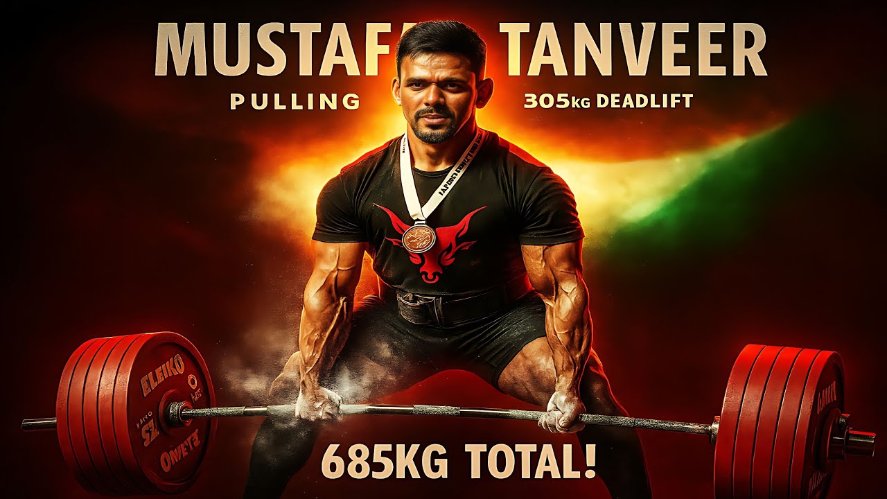 Mustafa Tanveer – 685KG Total 74KG Class Asian Open Classic 2025