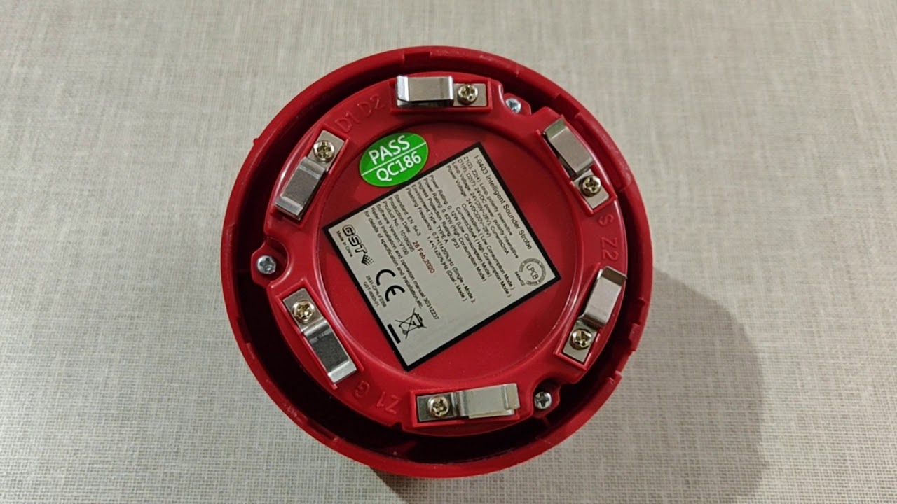 GST I-9403 Intelligent Sounder Strobe. Electrical wiring and Programming Details