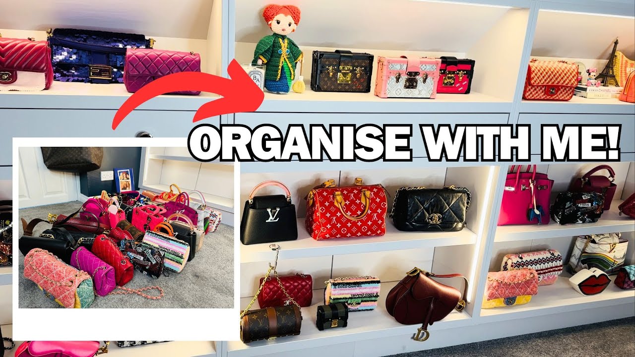 HOW TO STORE YOUR BAGS & ORGANISE MY HANDBAG COLLECTION WITH ME!