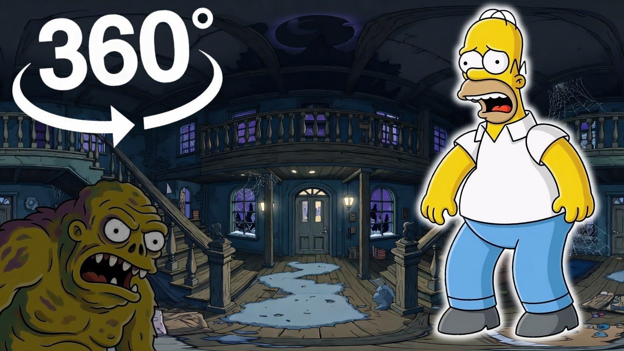 Can You Find Homer? 🍩👀 | The Simpsons 360° VR