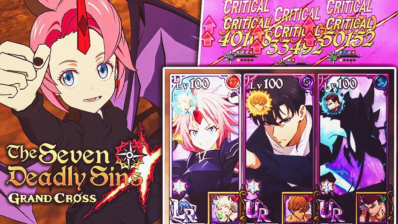 LR MILIM & BERU WITH SUNG JINWOO ARE INSANE!!! 7DS GRAND CROSS