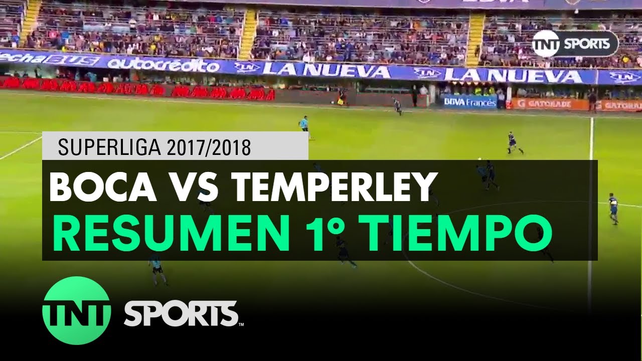 Resumen Primer Tiempo: Boca vs Temperley | Fecha 15 - Superliga Argentina 2017/2018