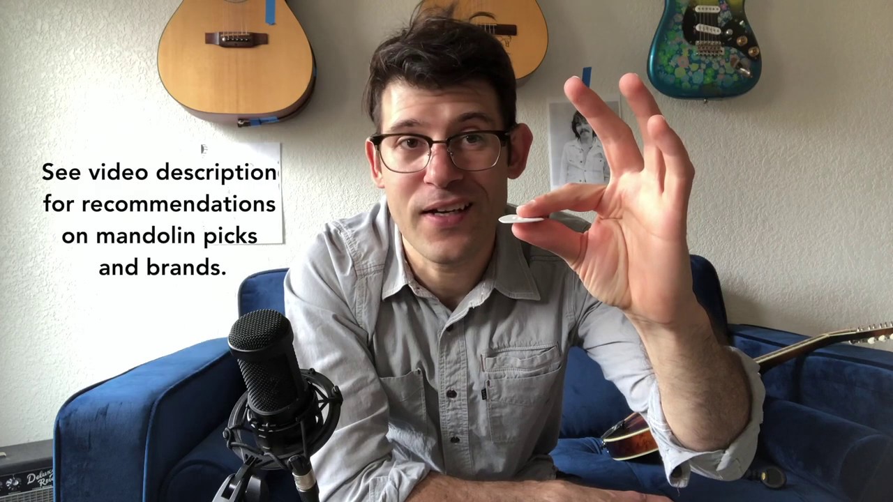 How to Hold a Mandolin Pick - Beginner Lesson