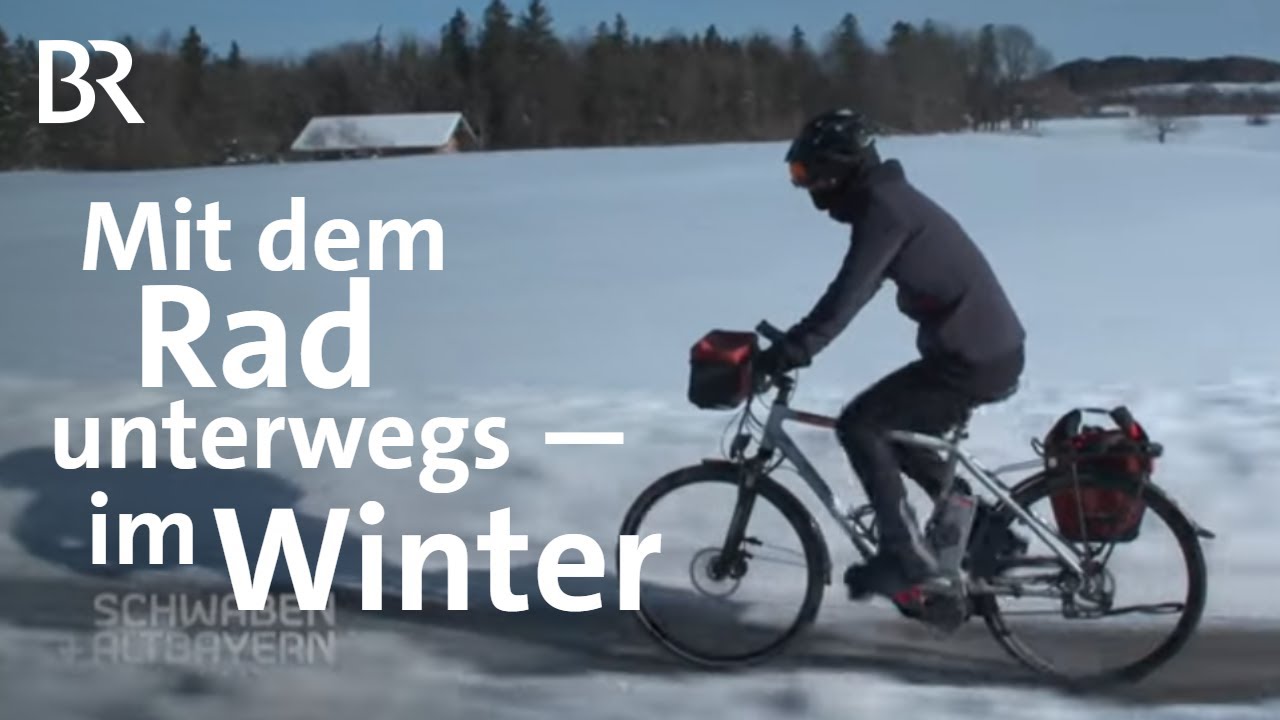 Glätte und Eis: Radwege im Winter | Schwaben + Altbayern | BR