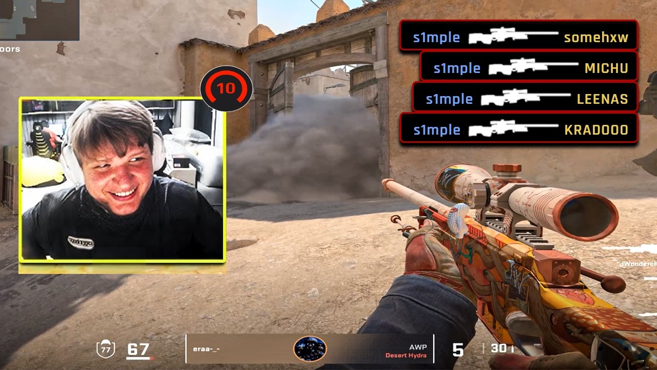 s1mple 33 Kills Destruction In Pro Lobby (+ Mail09)
