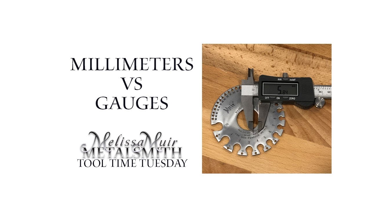Millimeters vs Gauges - Which is best to use? Tool Time Tuesday