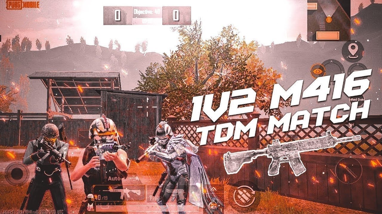 1v2 M416 TDM MATCH with OBITO Gaming#bgmi #battleroyalegame 
