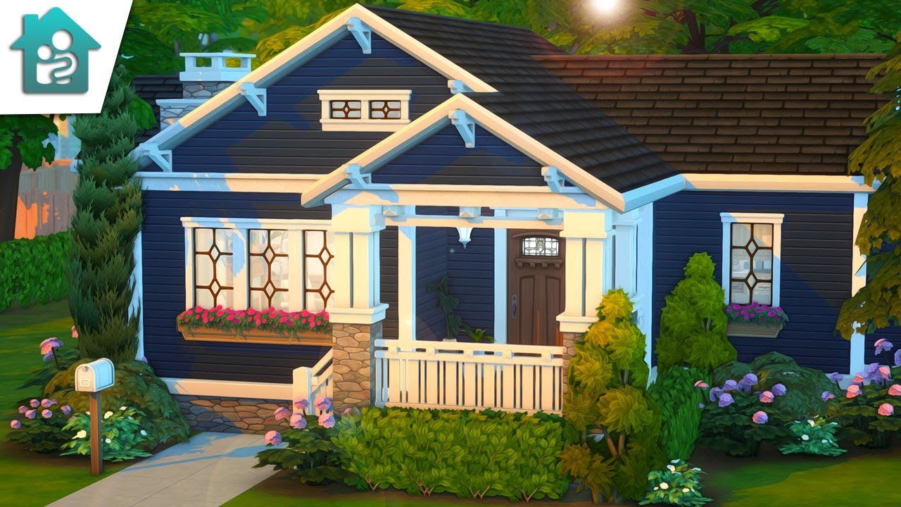 Growing Together Bungalow 👪👶🏼...(Sims 4 Speed Build)