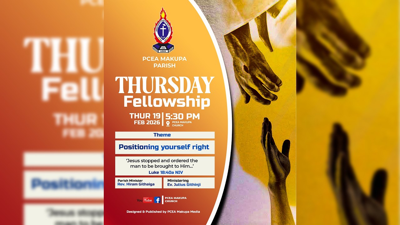 THURSDAY FELLOWSHIP || 19/02/2026.