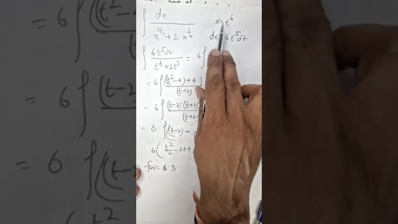 JAN 28 2026 E F(X)=Integral(1/((X)^⅔)+2(X^½))*dX be such that f(0)=-26+24log(2). If a+blog(3)..
