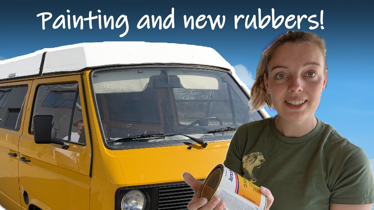 Новый слой краски для складного верха | Создаём нашу мечту: VW Vanagon/T3/T25 | Складной верх &mdash; Ч...