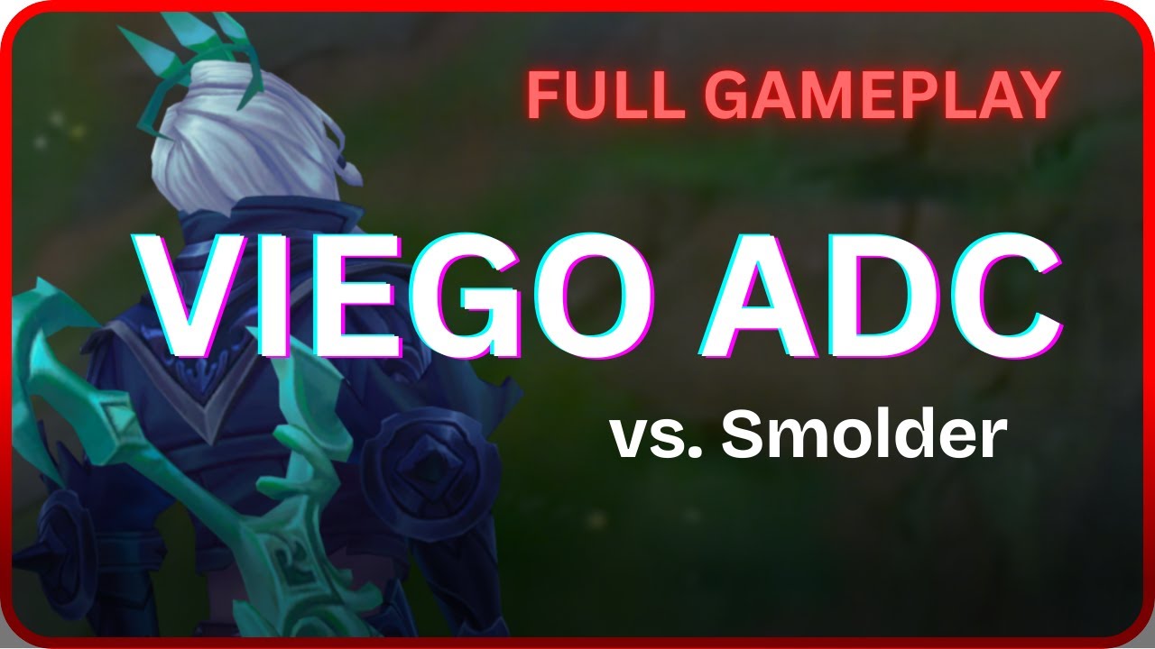 [Full Gameplay] Drac Viego Adc vs. Smolder - 19 210126