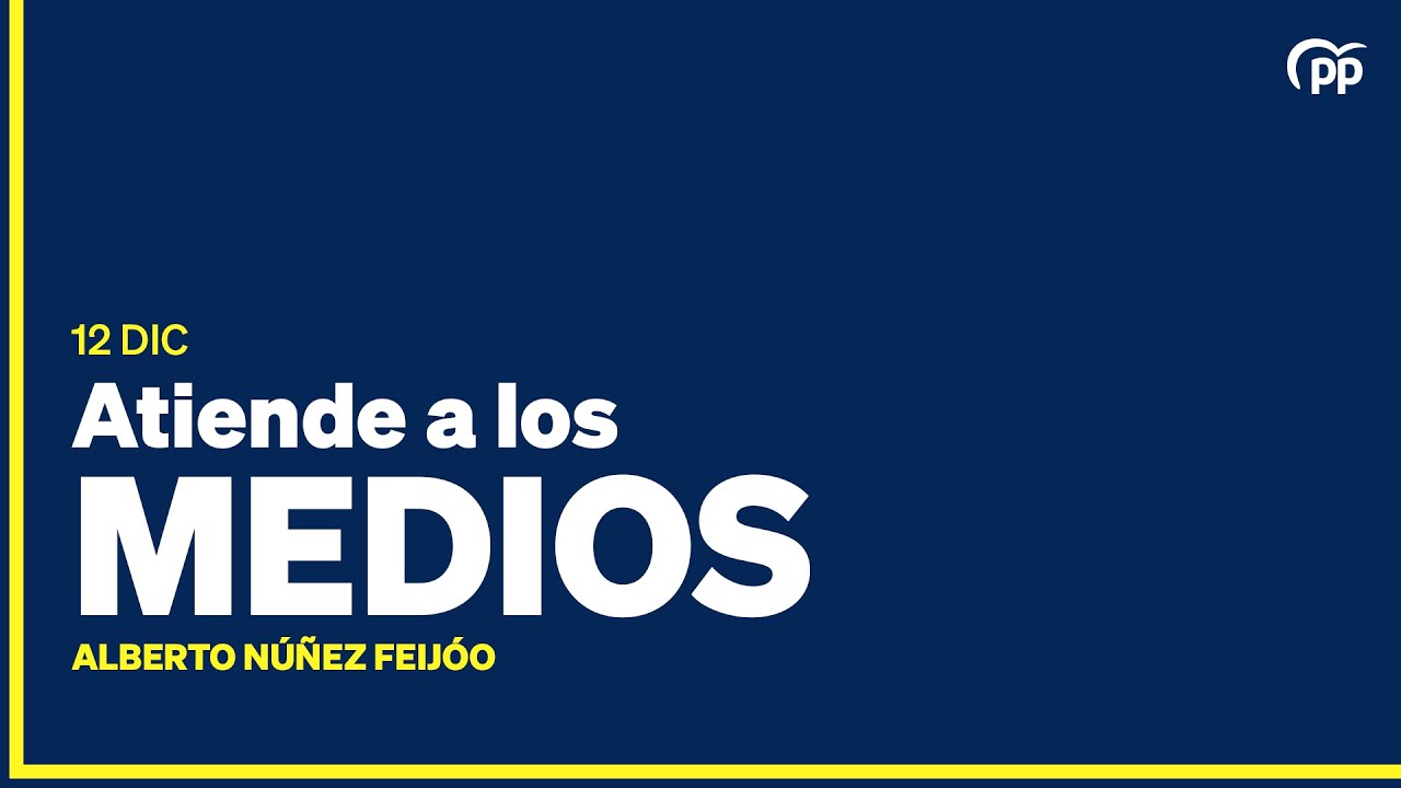 🔵DIRECTO: Alberto N&uacute;&ntilde;ez Feij&oacute;o interviene ante los medios en Talarrubias, Badajoz