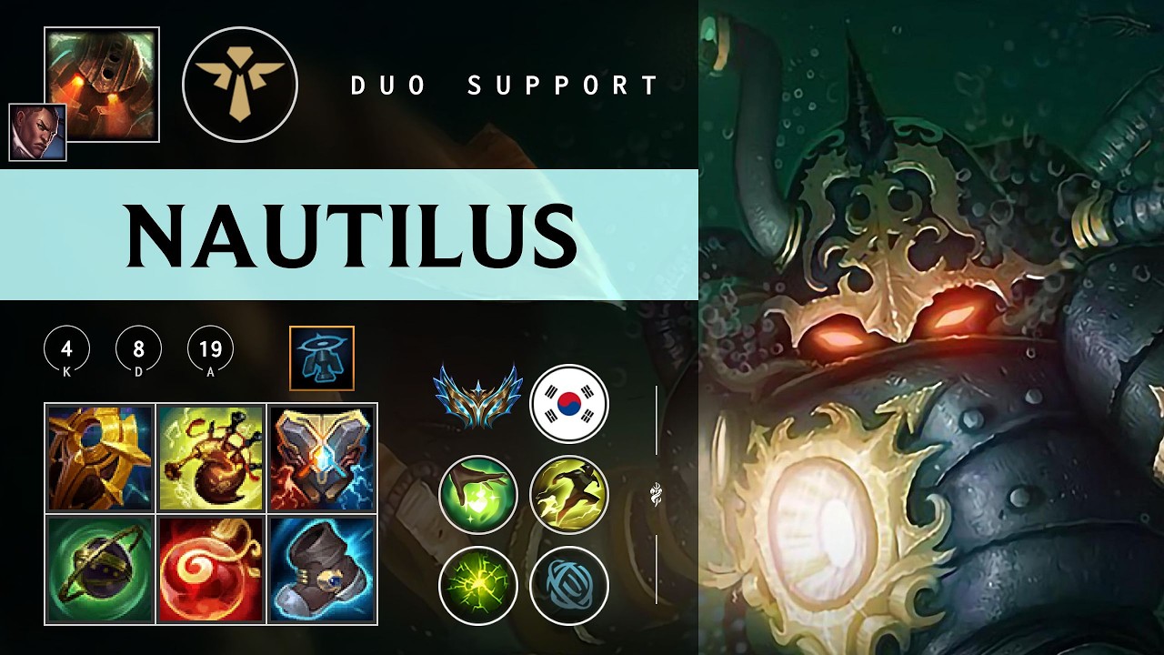 Nautilus Support vs Pantheon - KR Challenger Patch 26.04