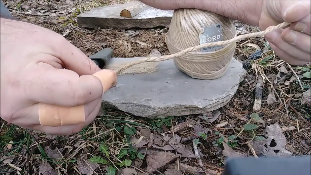 Rudiger Roll Hemp Twine - Primitive Fire Making - Fire Roll Hemp