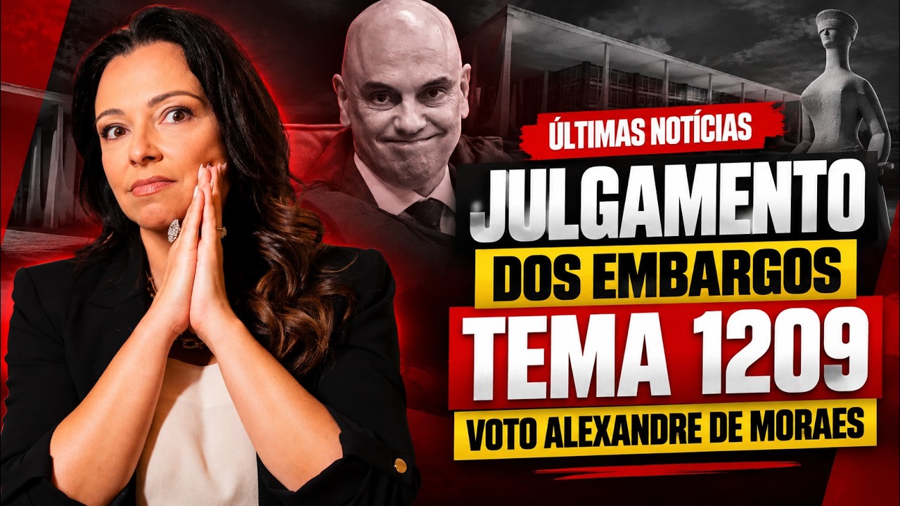 NOVIDADES TEMA 1209: ALEXANDRE DE MORAES MANT&Eacute;M DECIS&Atilde;O SOBRE TEMPO ESPECIAL DOS VIGILANTES!