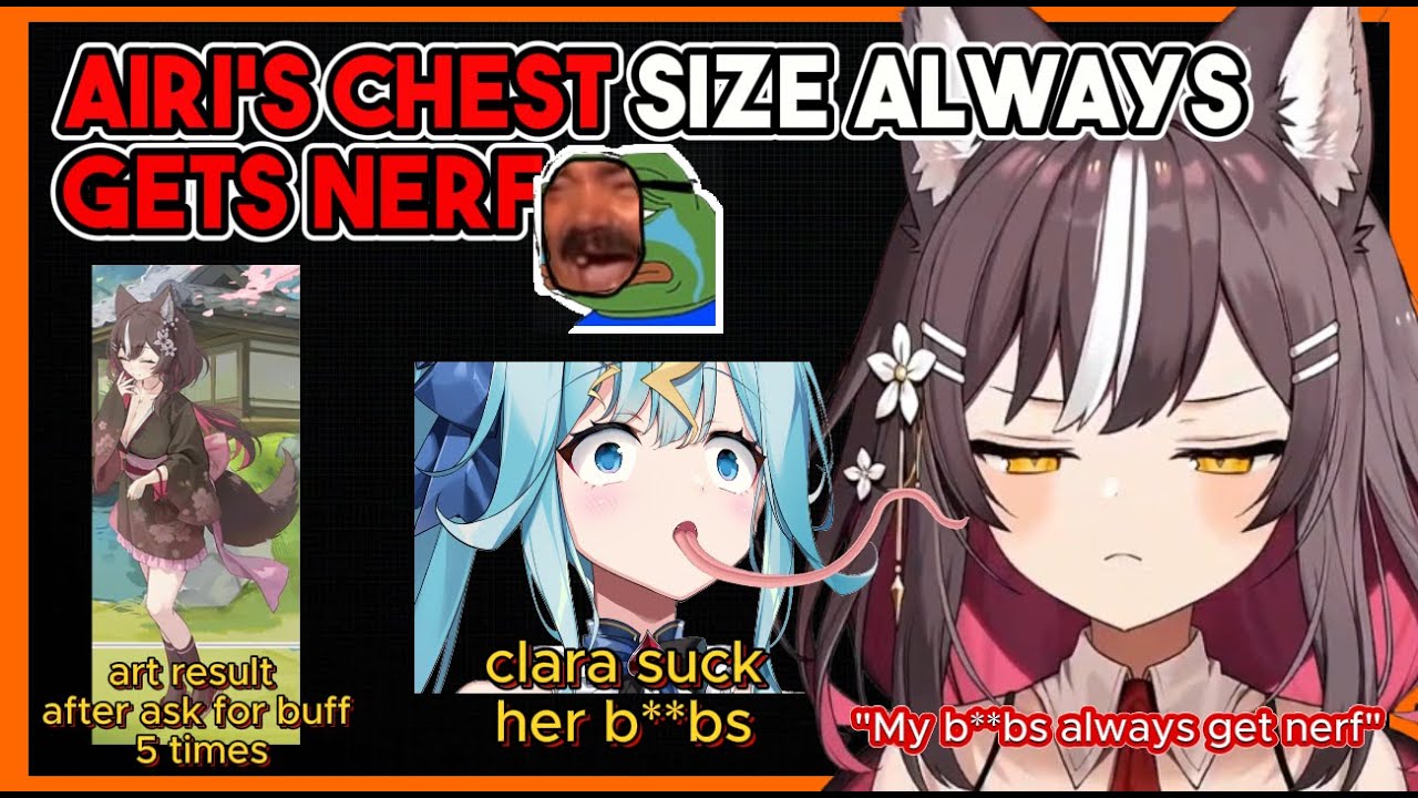 Airi Talks About Her Boobs Getting Nerfed in Art! 😆| Chisaka Airi Clip 