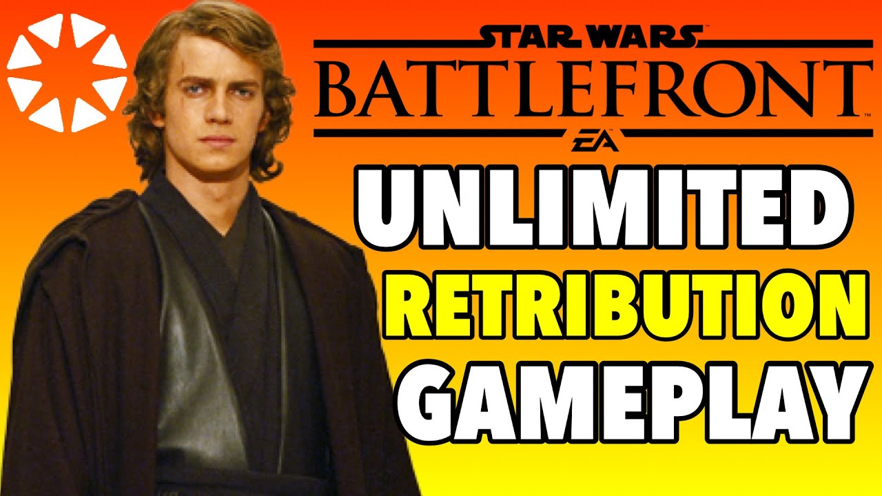 BATTLEFRONT 2 ANAKIN UNLIMITED RETRIBUTION GAMEPLAY