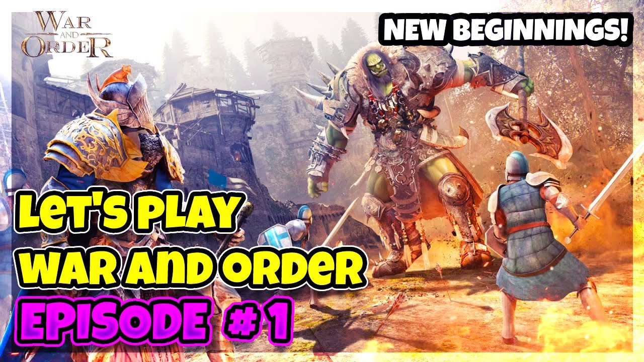 300$ GIVEAWAY + FIGURING OUT THE BASICS! War And Order Gameplay Ep. 1! War And Order Early Game!