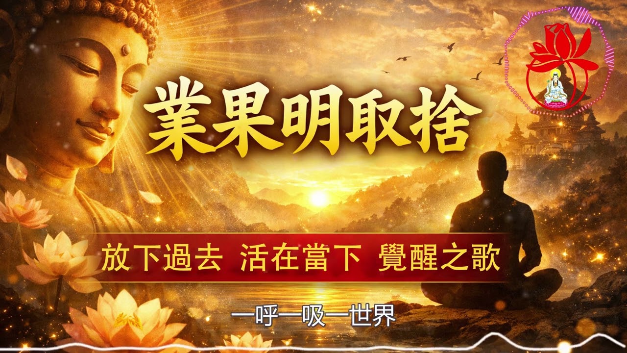 活在當下｜業果明取捨｜放下過去 不再恐懼未來【覺醒佛曲】