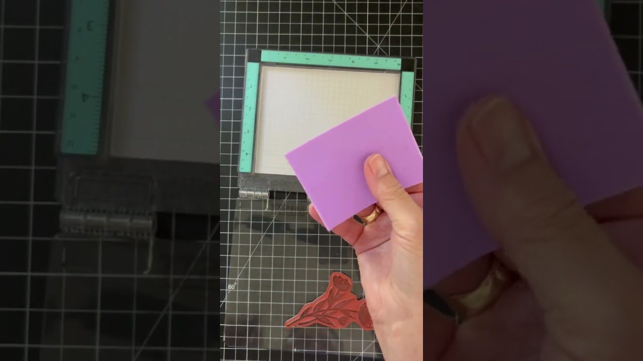 How I Clean My Stamps - Stampin' Pretty 1 Minute to WOW Tutorial #cardmaking