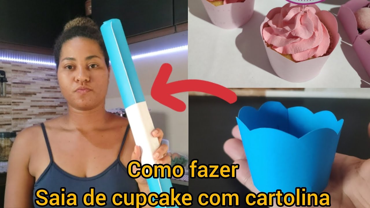COMO FAZER SAIA DE CUPCAKE/MUITO FACIL RÁPIDO E ECONOMICO