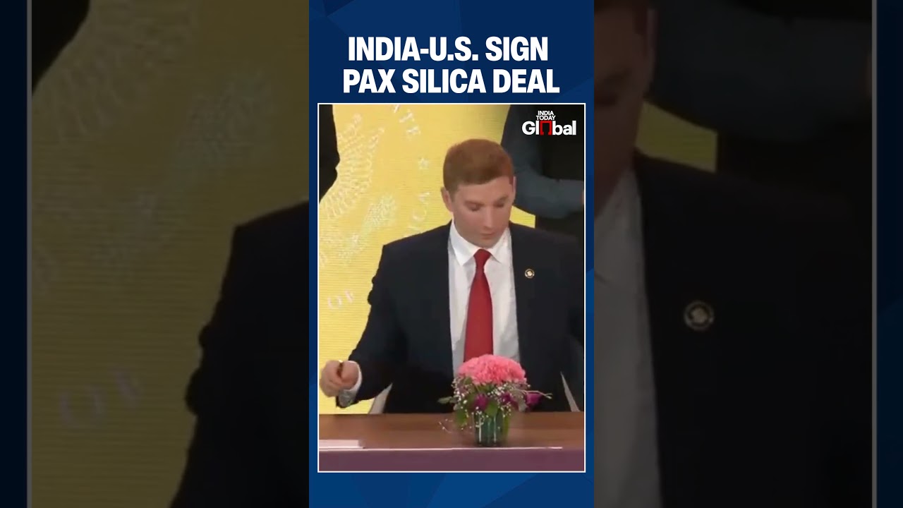 India and the U.S. Sign Pax Silica Declaration, Strengthening Technology and Economic Partnership