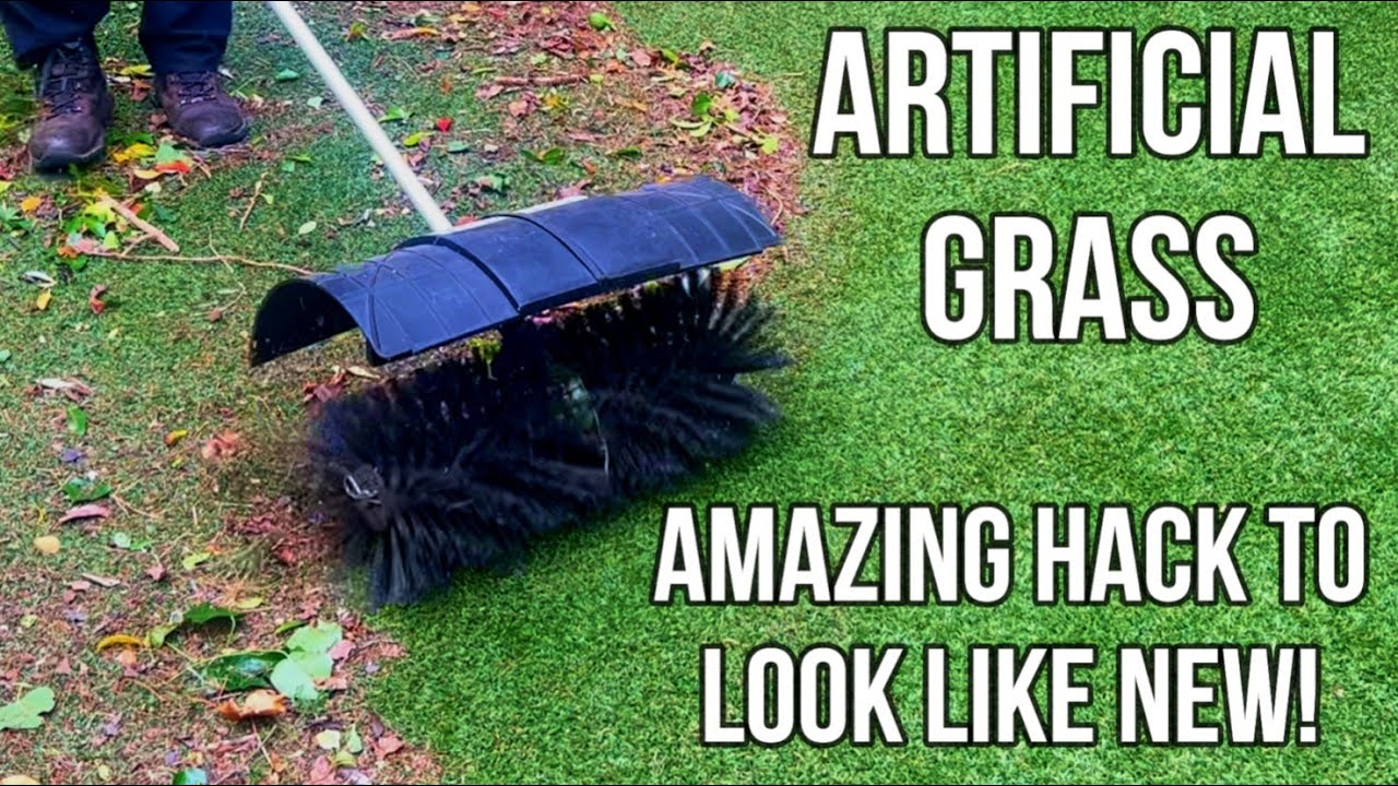 Artificial Grass AMAZING HACK to make your Astroturf look NEW AGAIN - LINK BELOW