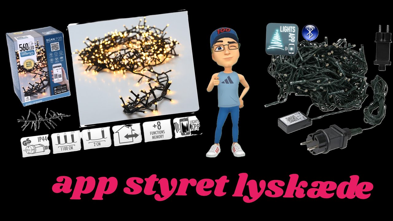app styret lysk&aelig;de