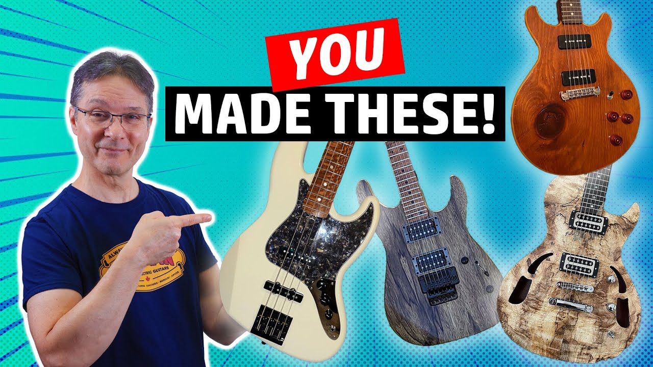 YOUR GUITARS made with MY GUITAR TEMPLATES!